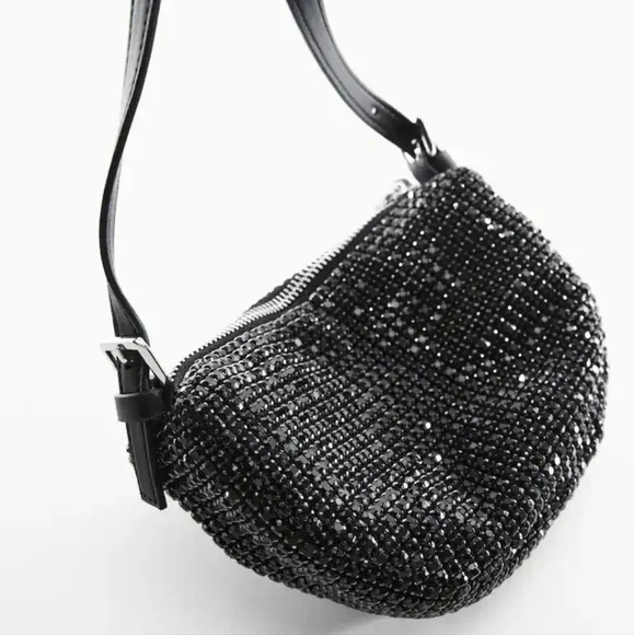 NWT Mango crystal shoulder bag - Picture 4 of 12